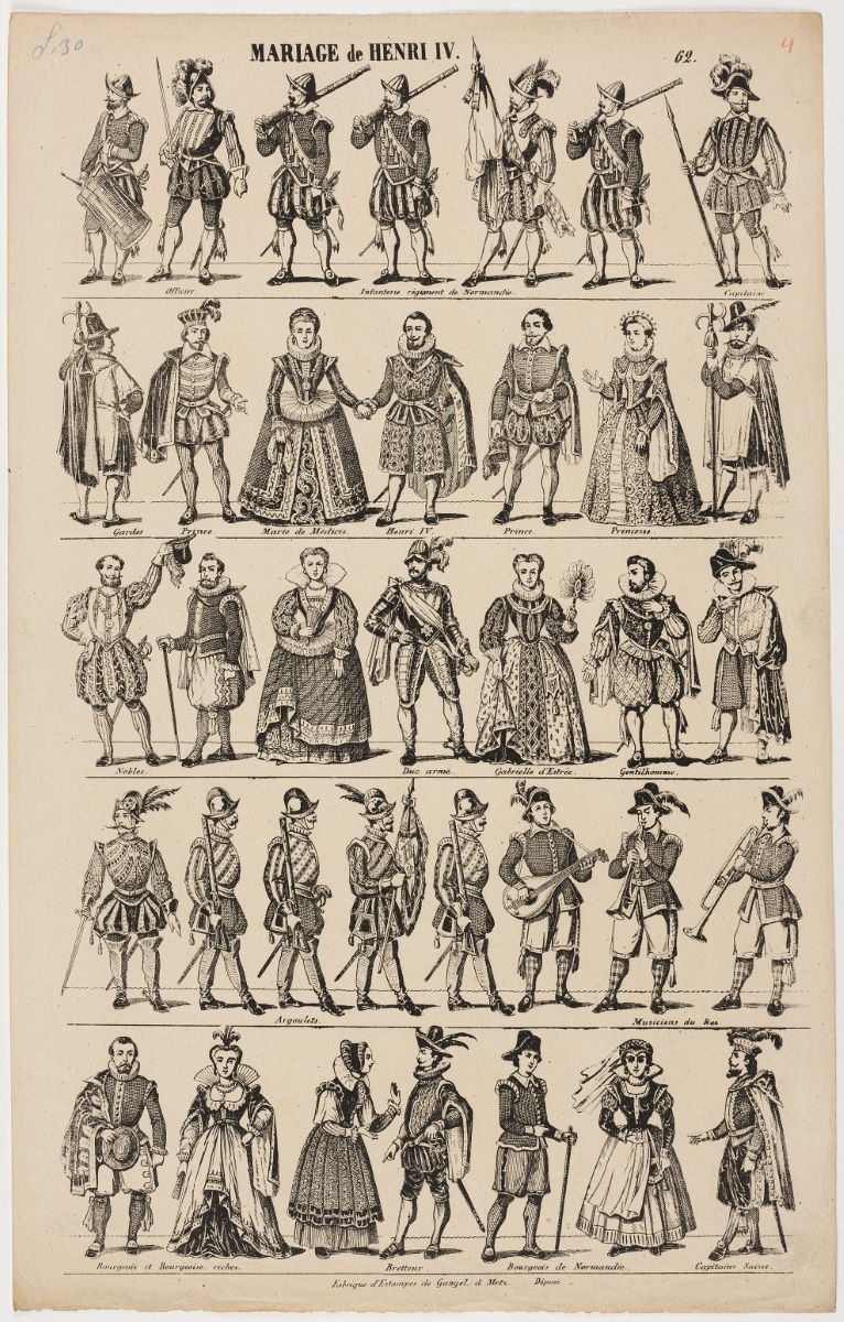 MARIAGE de HENRI IV. 62. (titre inscrit)
