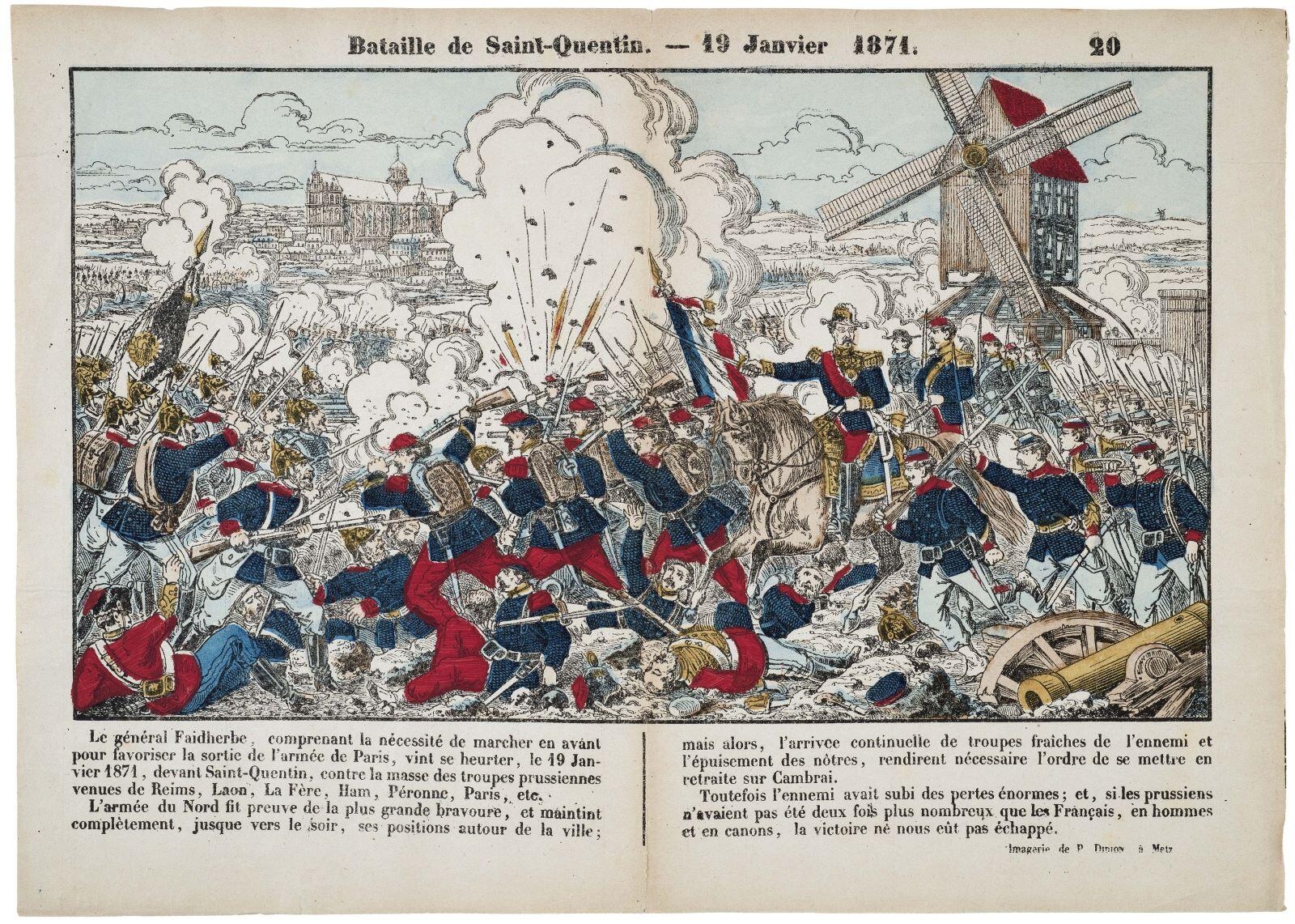 Bataille de Saint-Quentin. - 19 Janvier 1871. 20 (titre inscrit)