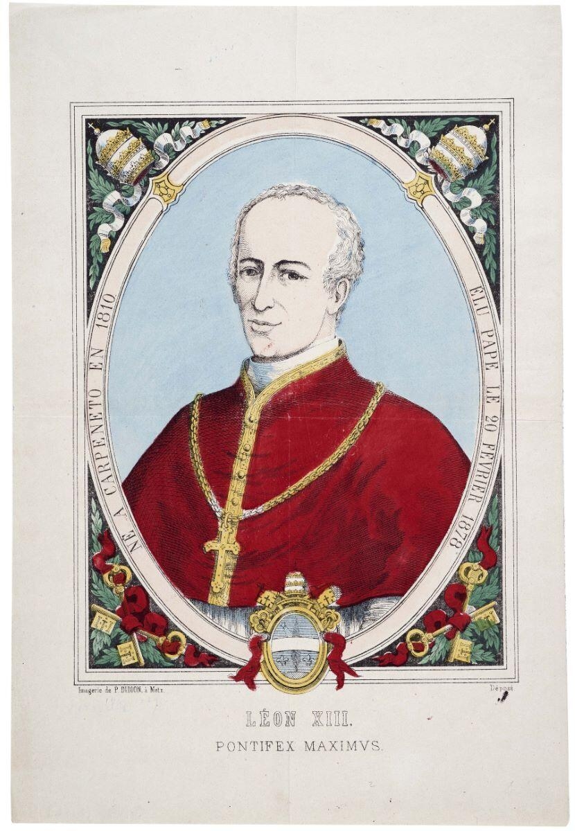 LEON XIII. / PONTIFEX MAXIMUS. (titre inscrit)