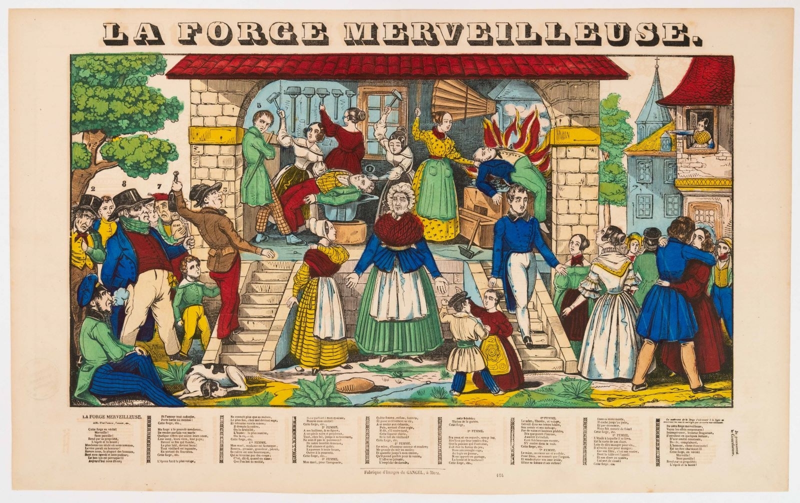 LA FORGE MERVEILLEUSE. 104 (titre inscrit)