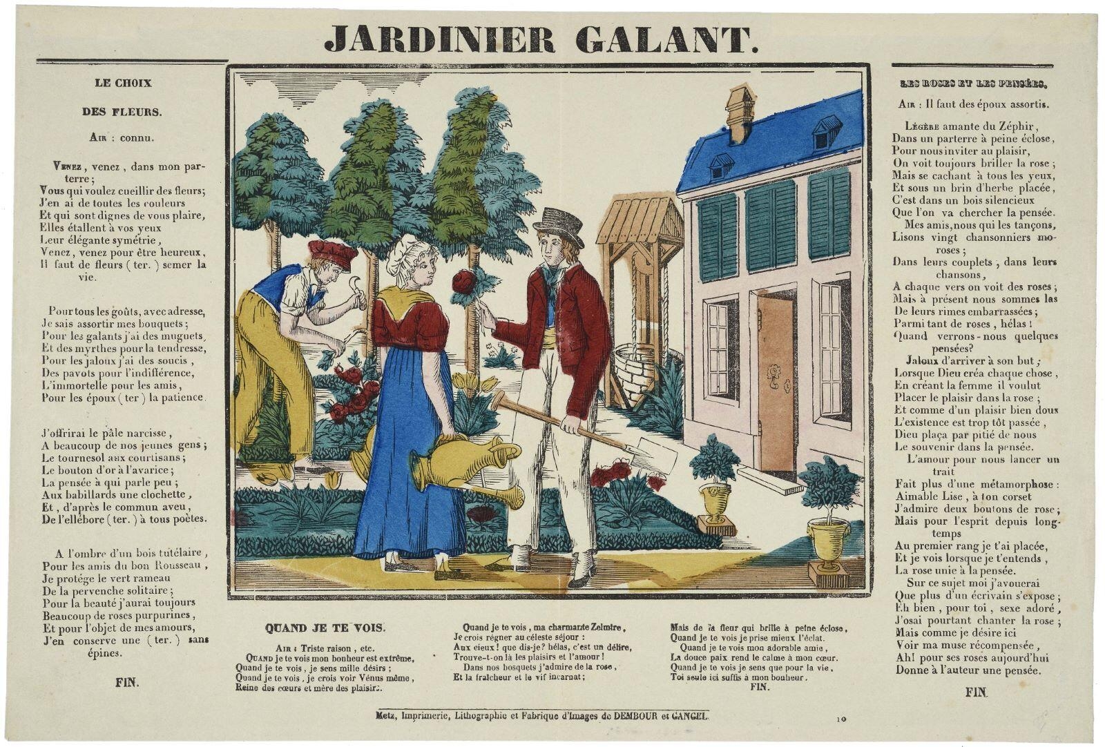 JARDINIER GALANT. / 10 (titre inscrit)