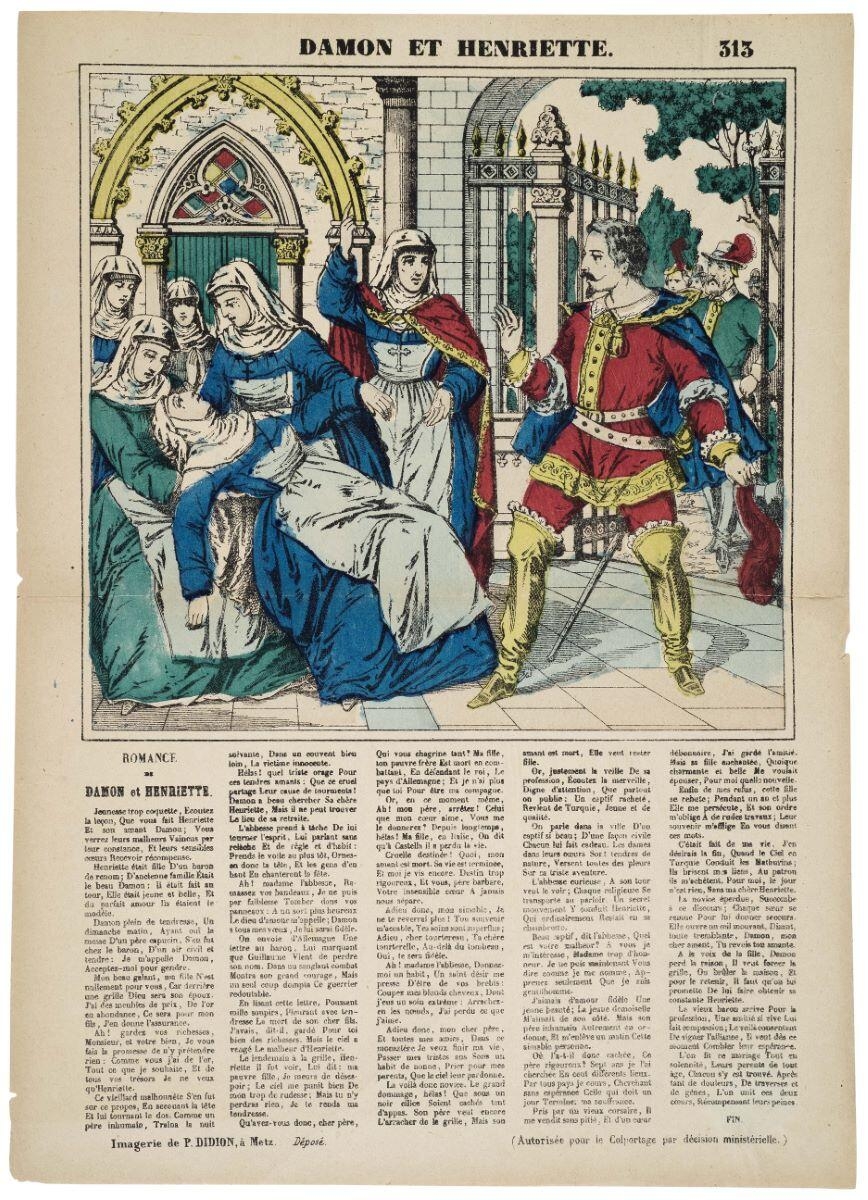 DAMON ET HENRIETTE. 313 (titre inscrit)