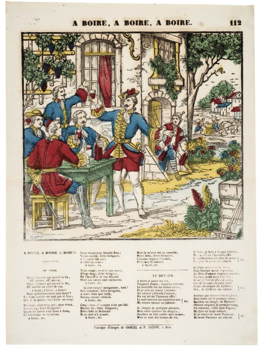 A BOIRE, A BOIRE, A BOIRE. 112 (titre inscrit)