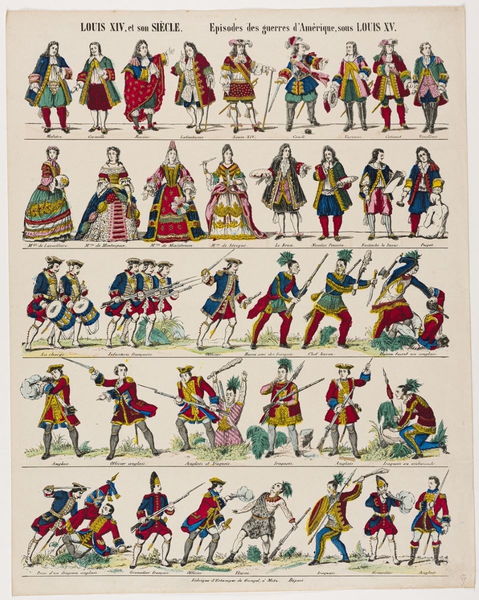 LOUIS XIV, et son SIÈCLE. Episodes des guerres d'Amérique, sous LOUIS XV. (titre inscrit)