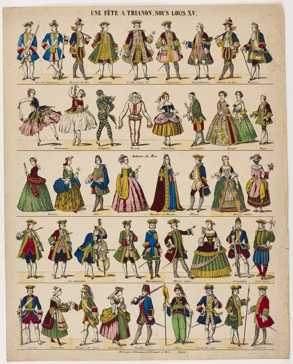 UNE FÊTE A TRIANON, SOUS LOUIS XV. (titre inscrit)