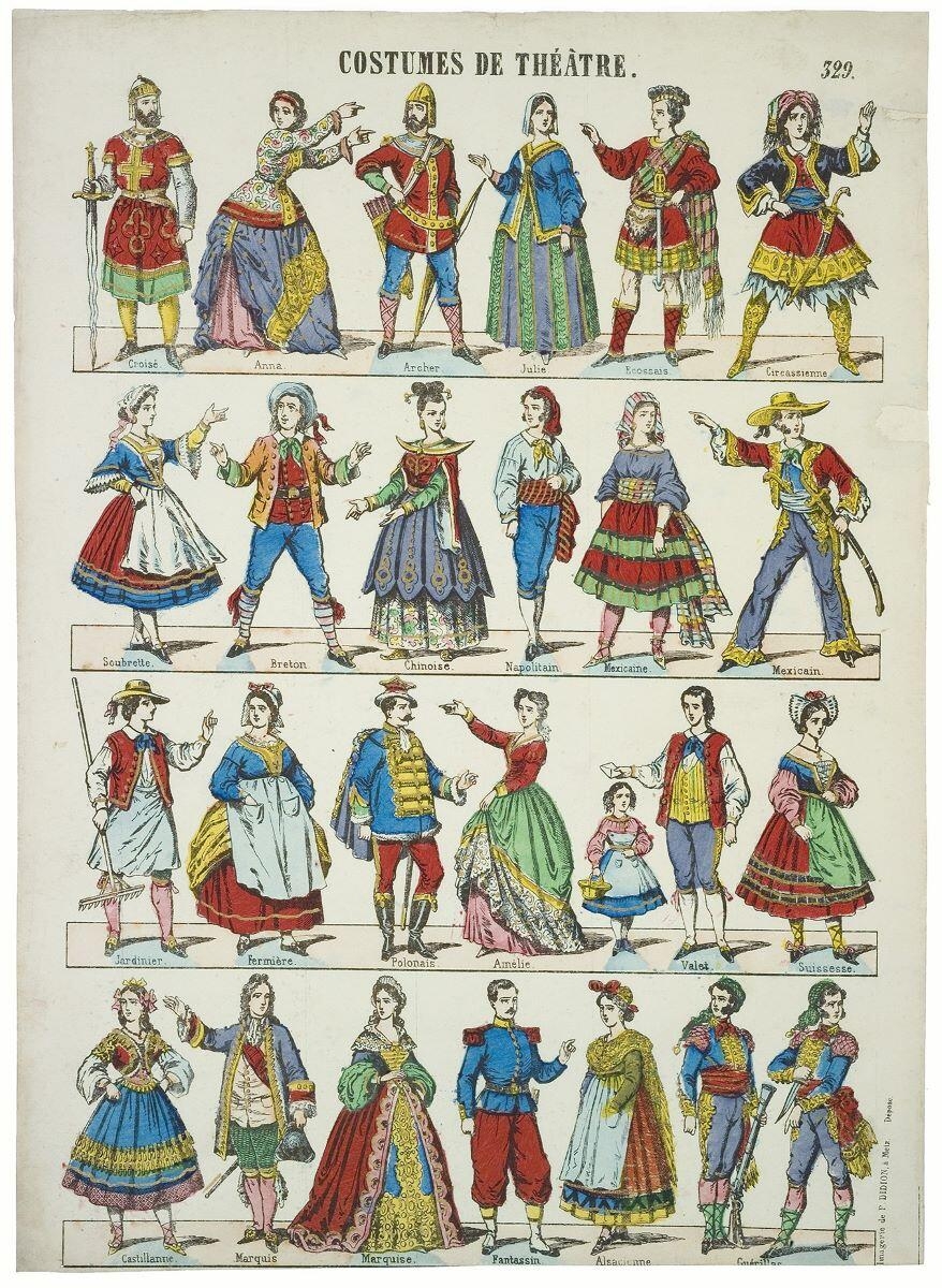 COSTUMES DE THÉÂTRE. 329. (titre inscrit)