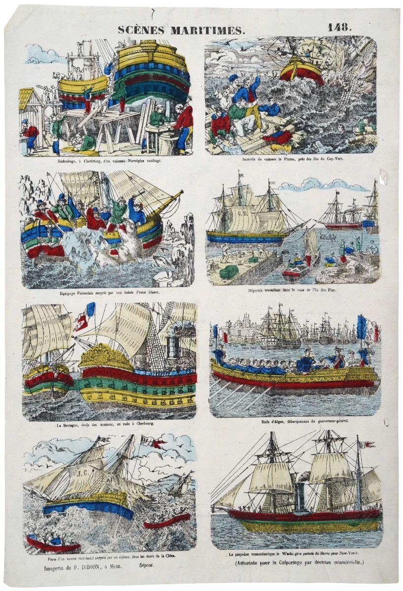 SCÈNES MARITIMES. 148. (titre inscrit)