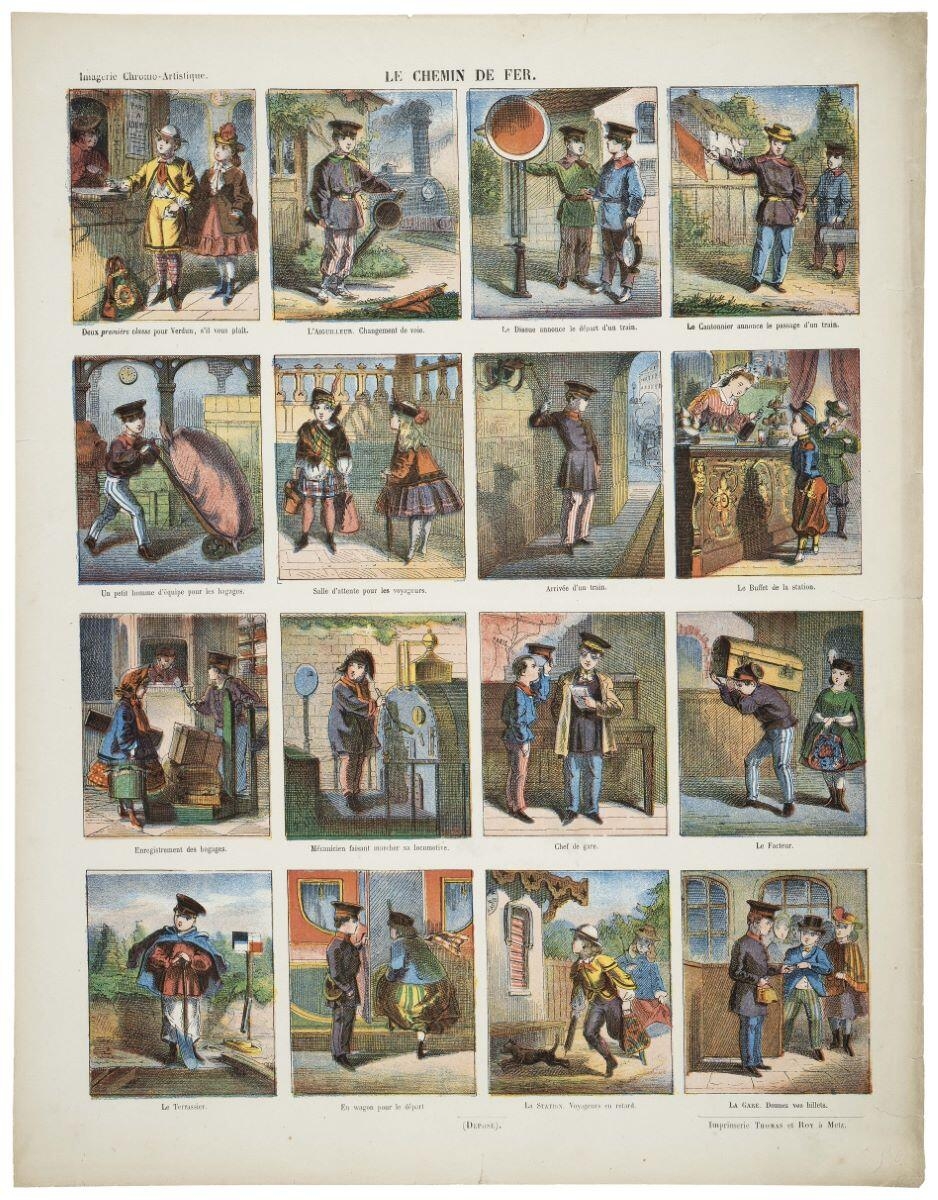 LE CHEMIN DE FER. (titre inscrit)