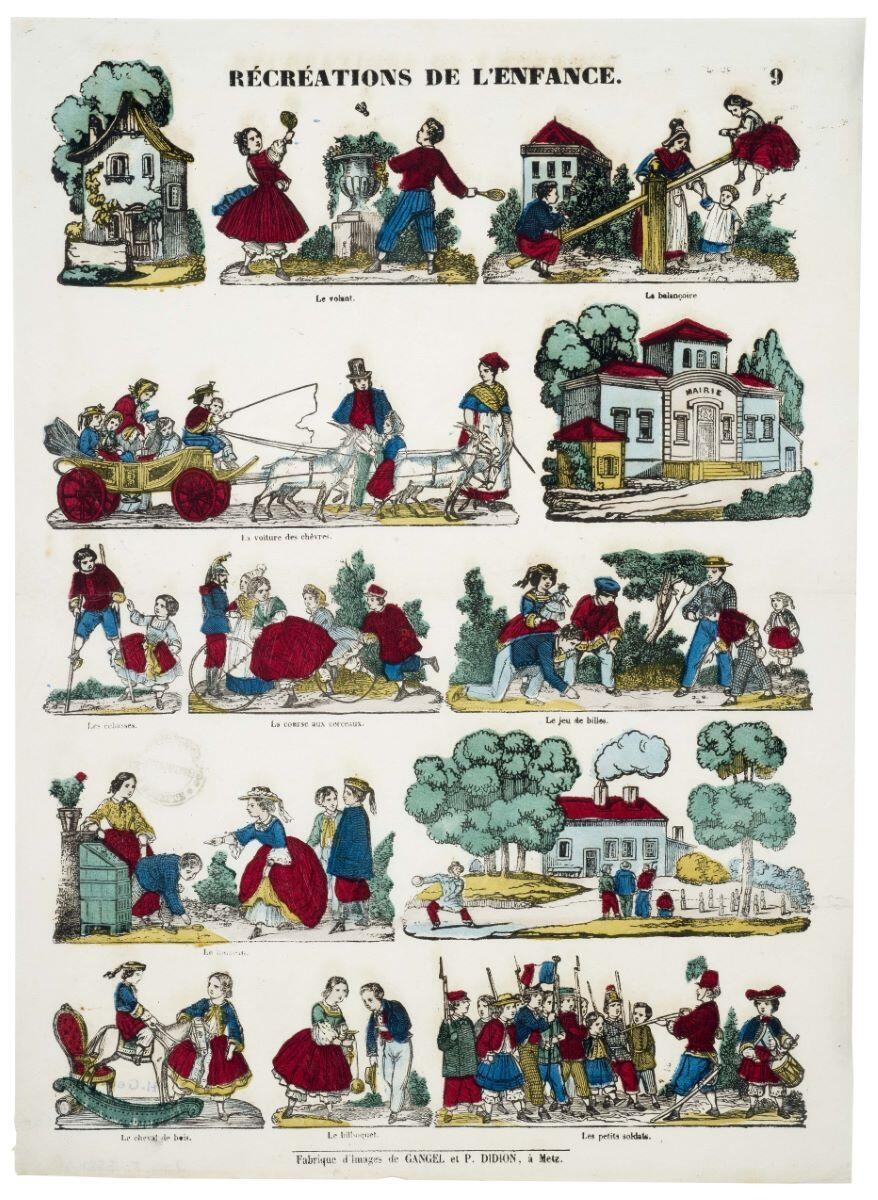 RÉCRÉATIONS DE L'ENFANCE. 9 (titre inscrit)