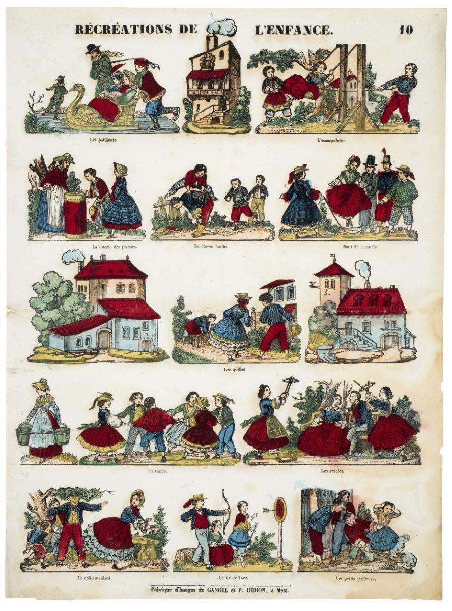 RÉCRÉATIONS DE L'ENFANCE. 10 (titre inscrit)