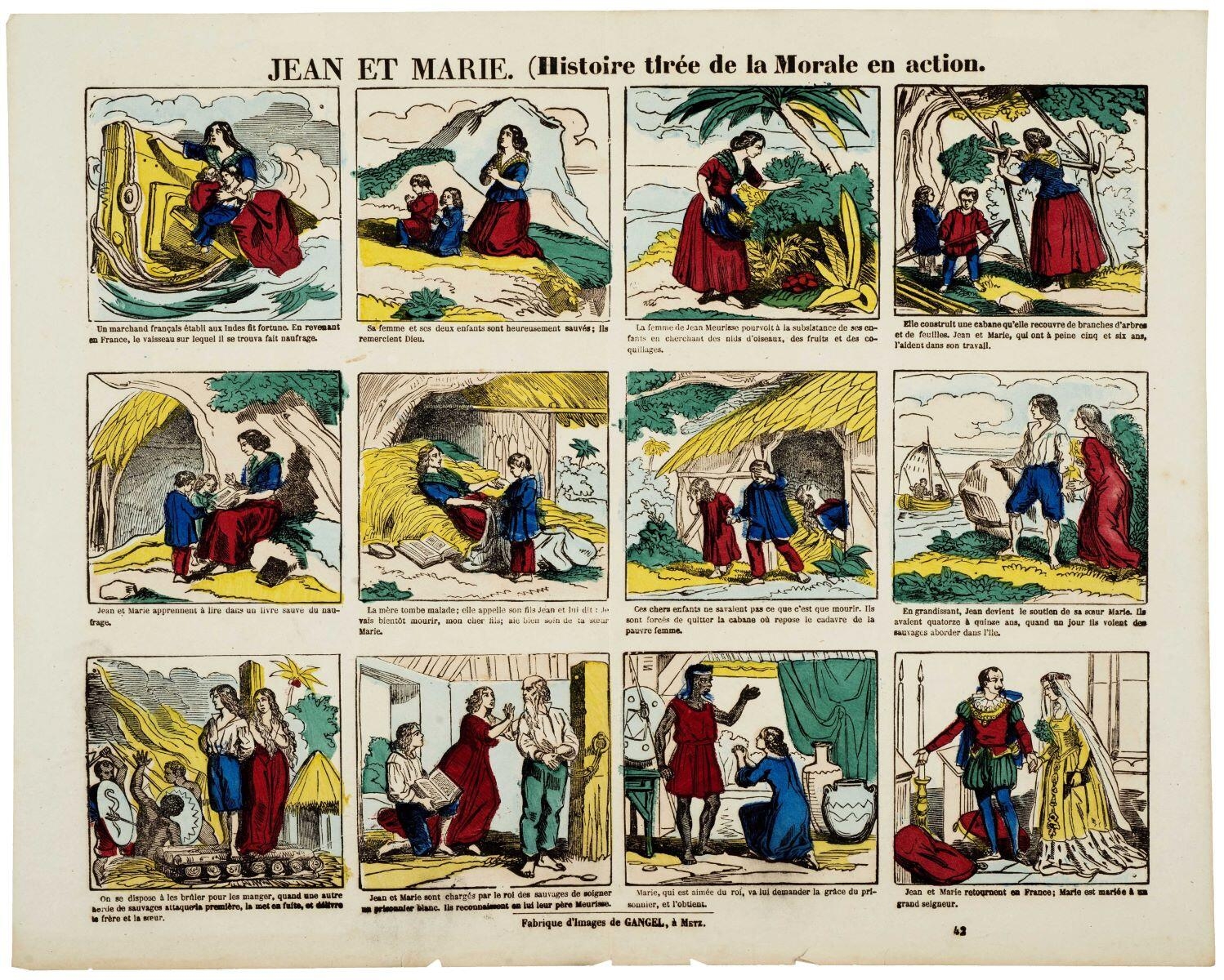 JEAN ET MARIE. (Histoire tirée de la Morale en action. 42 (titre inscrit)