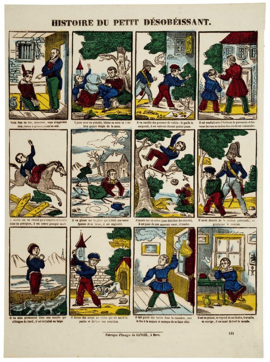 HISTOIRE DU PETIT DÉSOBÉISSANT. / 131 (titre inscrit)