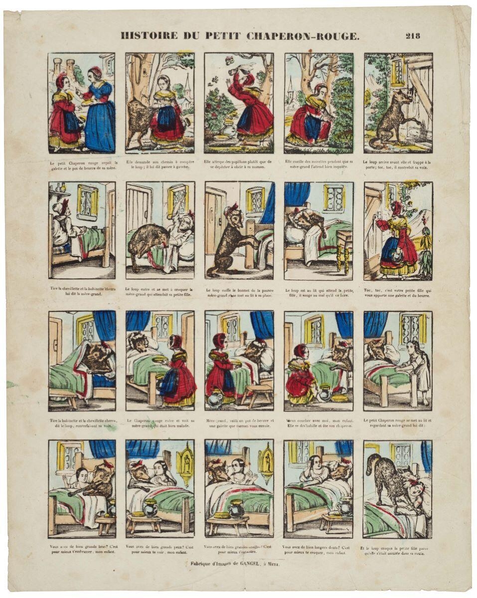 HISTOIRE DU PETIT CHAPERON-ROUGE. 218 (titre inscrit)