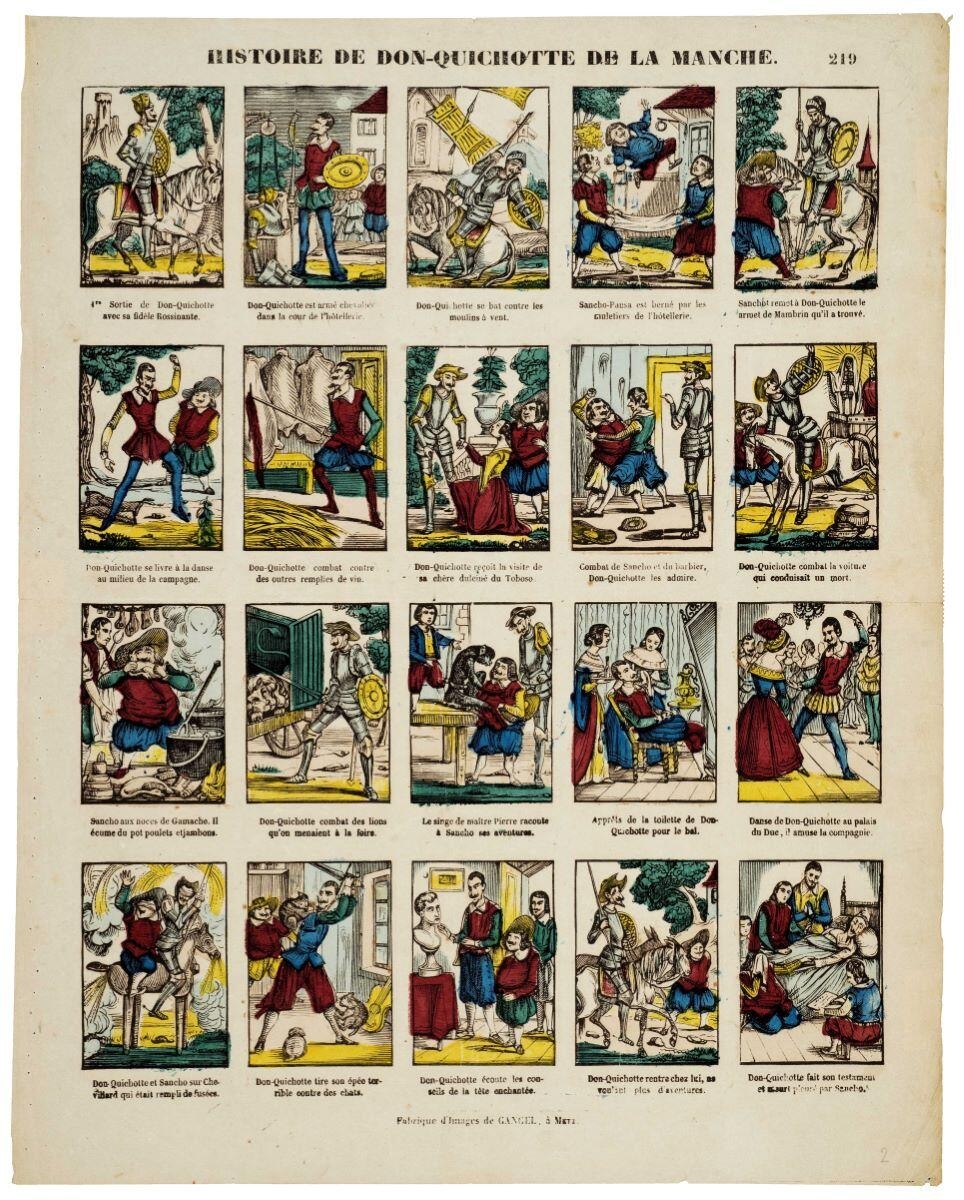 HISTOIRE DE DON-QUICHOTTE DE LA MANCHE. / 219 (titre inscrit)