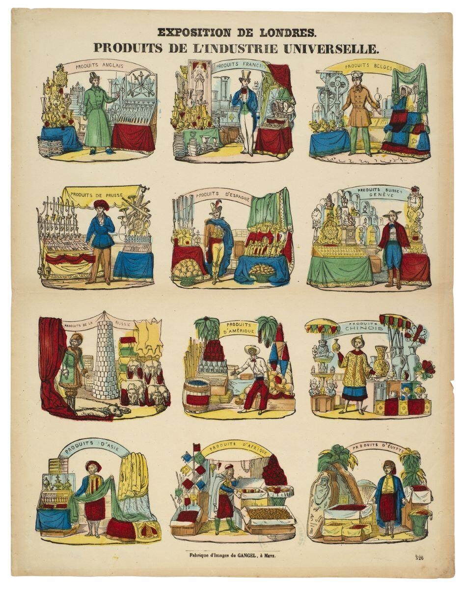 EXPOSITION DE LONDRES. / PRODUITS DE L'INDUSTRIE UNIVERSELLE. / 326 (titre inscrit)