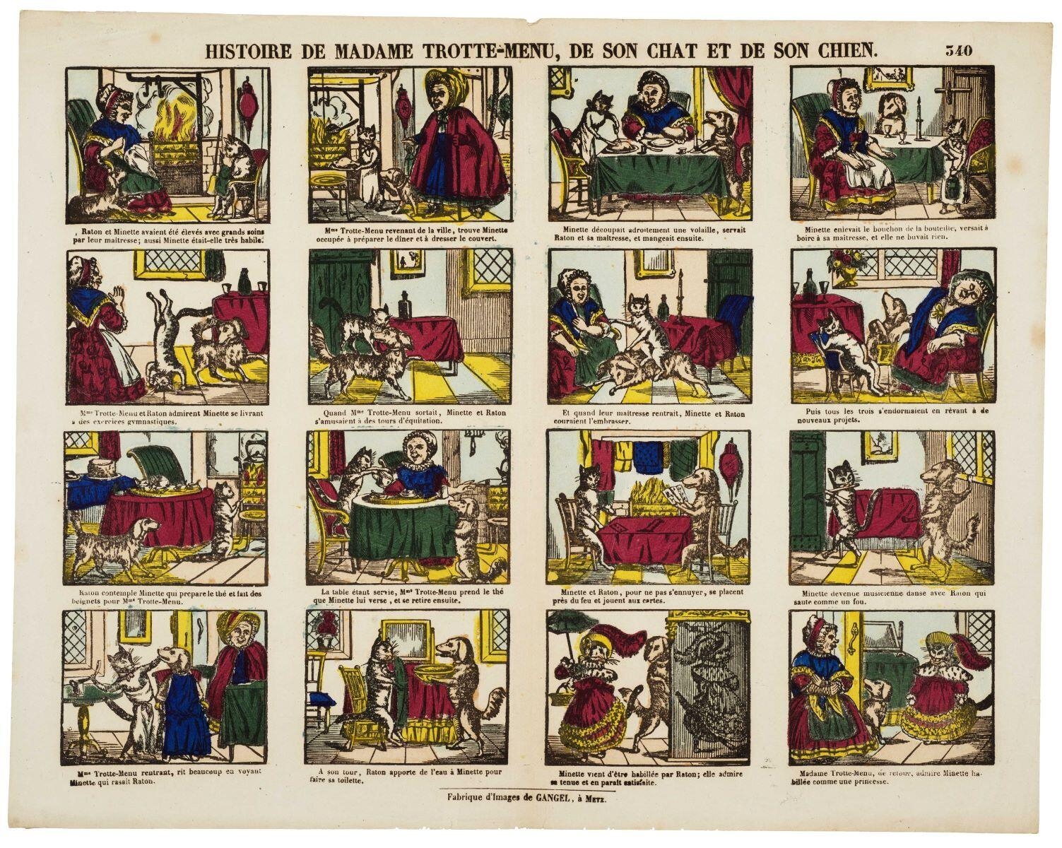 HISTOIRE DE MADAME TROTTE-MENUE, DE SON CHAT ET DE SON CHIEN. 340