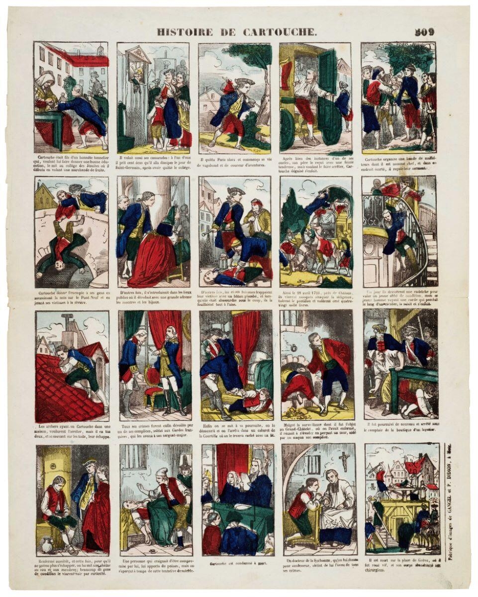 HISTOIRE DE CARTOUCHE. 509 (titre inscrit)