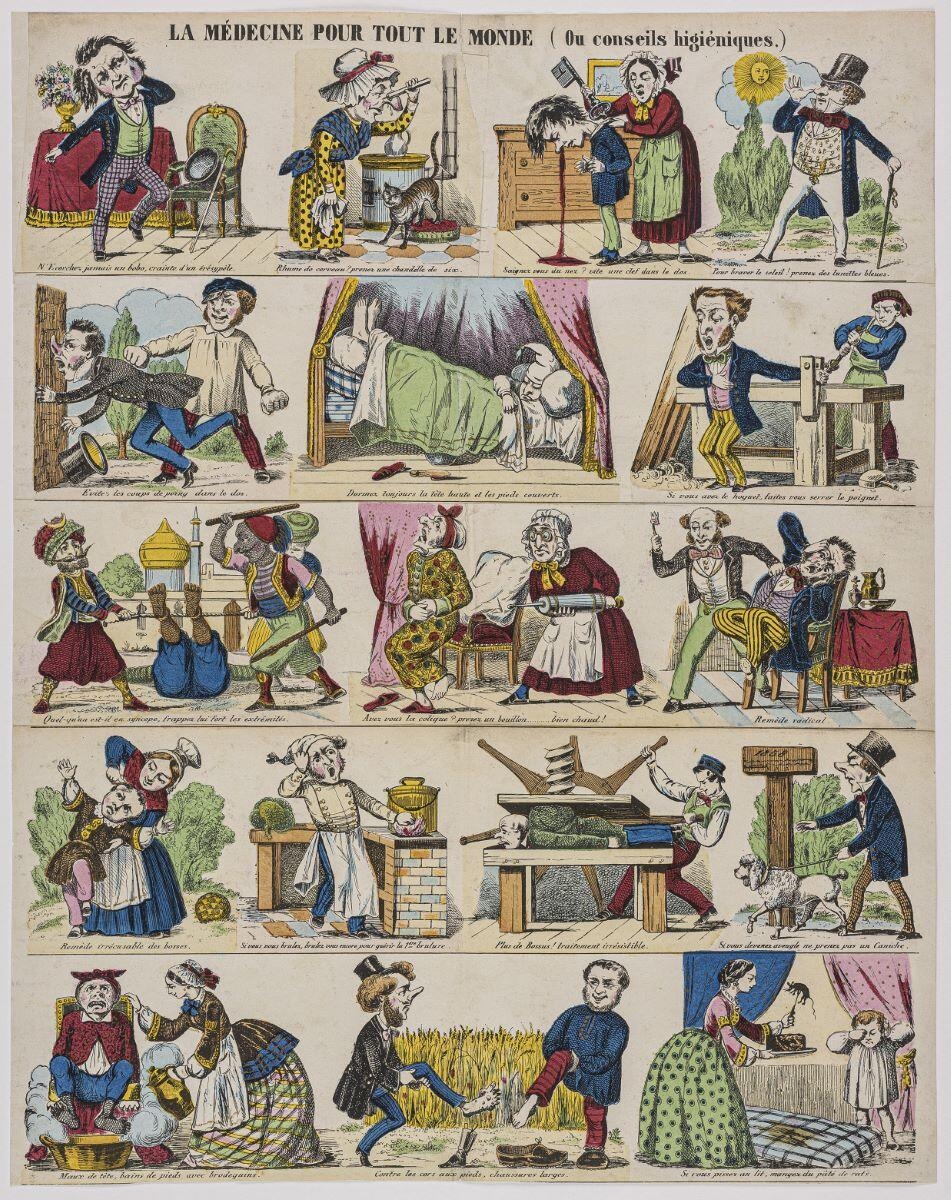 LA MÉDECINE POUR TOUT LE MONDE (Ou conseils higiéniques.) (titre inscrit)