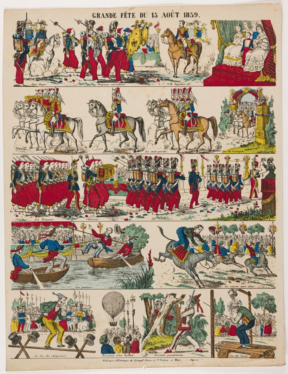 GRANDE FÊTE DU 15 AOÛT 1859. (titre inscrit)