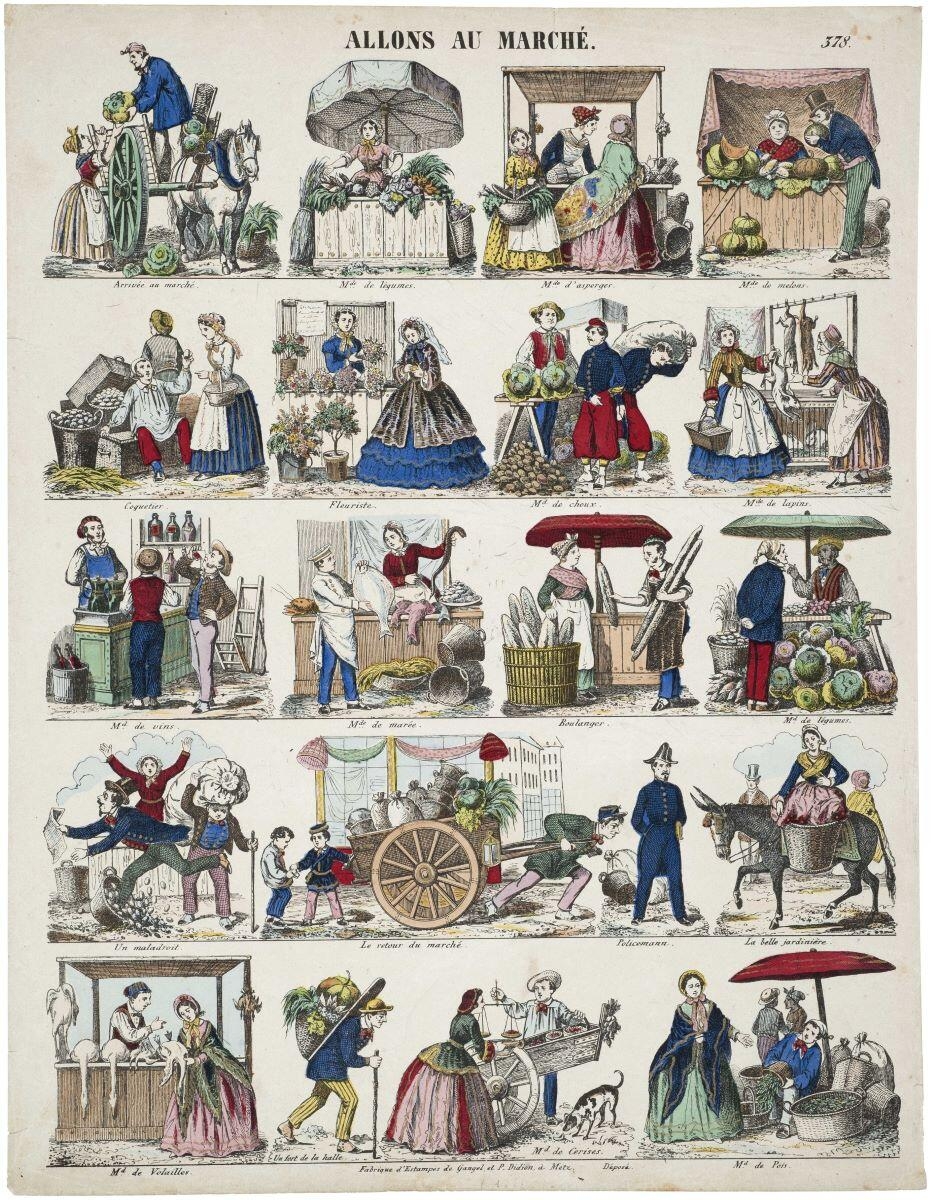 ALLONS AU MARCHÉ. 378. / (titre inscrit)
