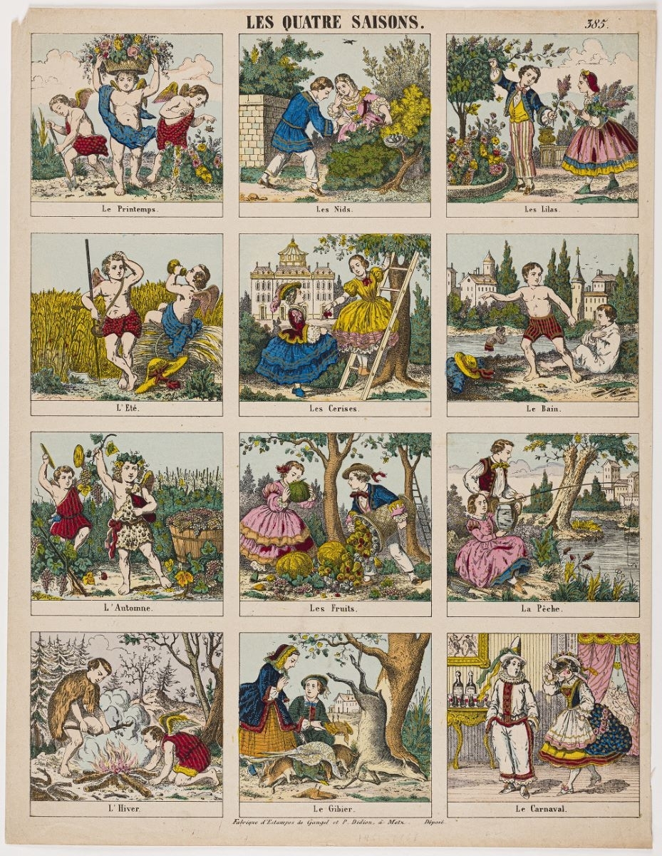 LES QUATRE SAISONS. 385. (titre inscrit)