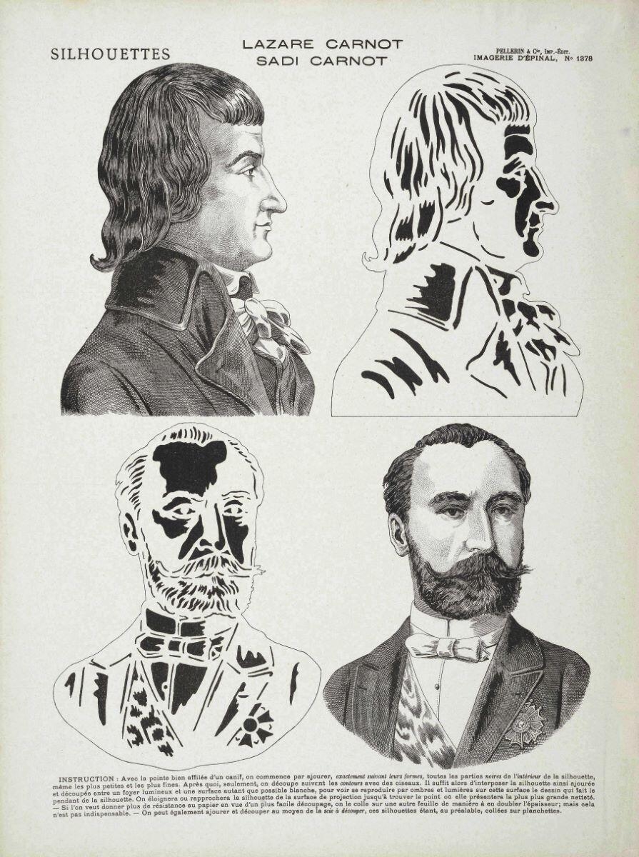 SILHOUETTES / LAZARE CARNOT / SADI CARNOT (titre inscrit)