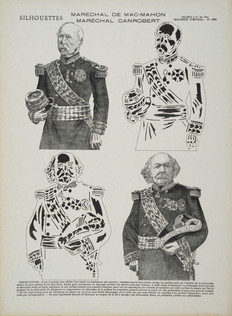 SILHOUETTES / MARÉCHAL DE MAC-MAHON / MARÉCHAL CANROBERT (titre inscrit)