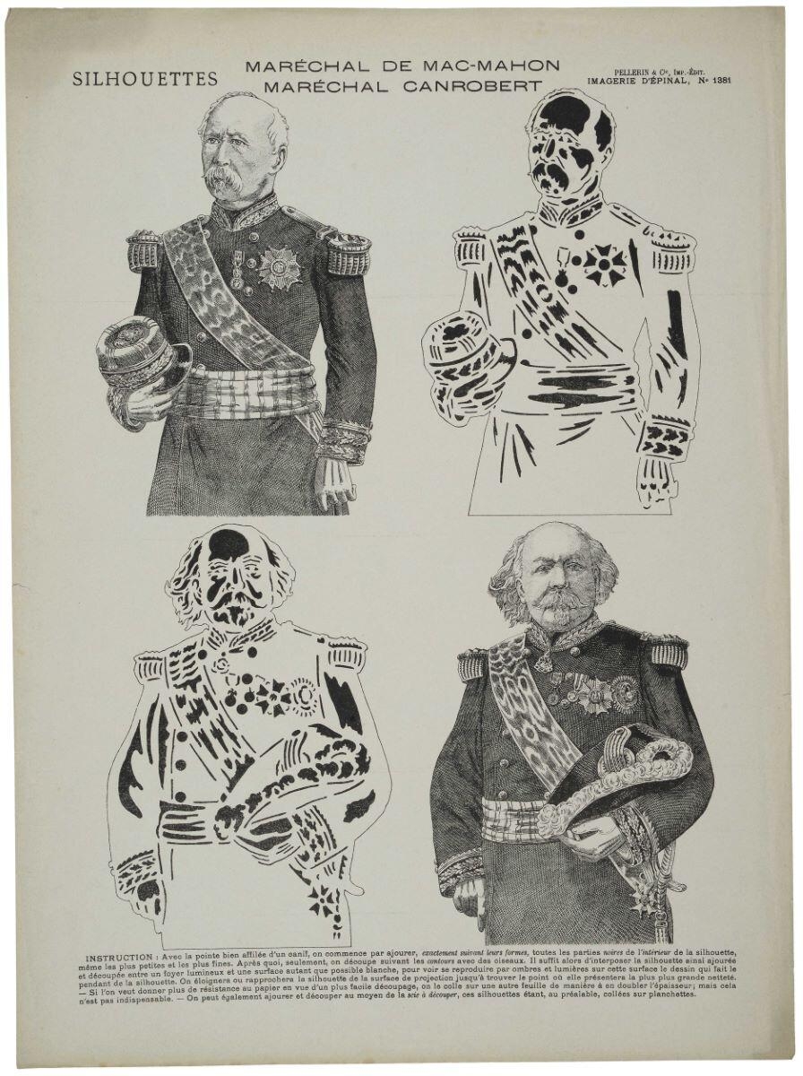 SILHOUETTES / MARÉCHAL DE MAC-MAHON / MARÉCHAL CANROBERT (titre inscrit)