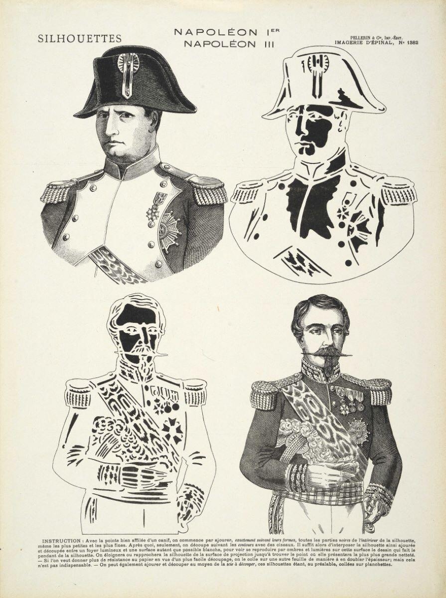 SILHOUETTES / NAPOLÉON IER / NAPOLÉON III (titre inscrit)