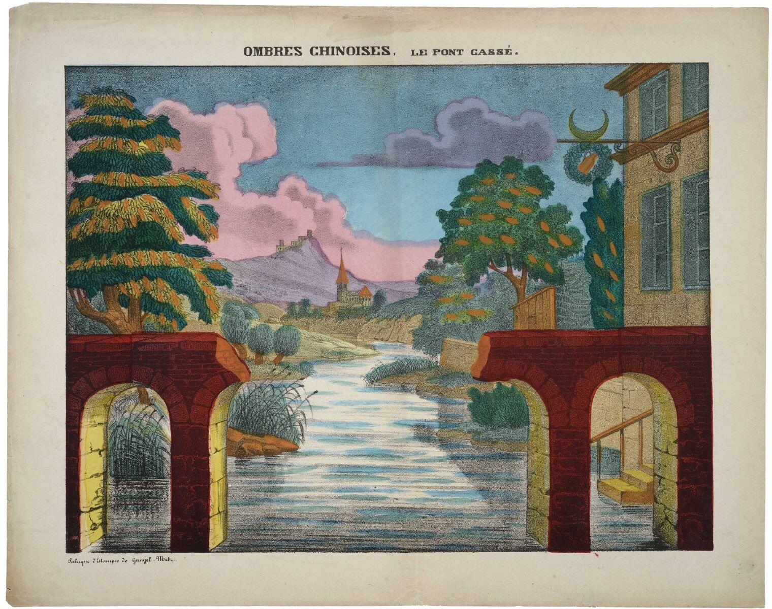 OMBRES CHINOISES, LE PONT CASSÉ (titre inscrit)
