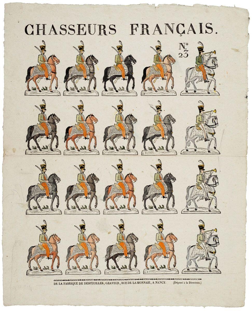 CHASSEURS FRANÇAIS. / N°. / 23 (titre inscrit)