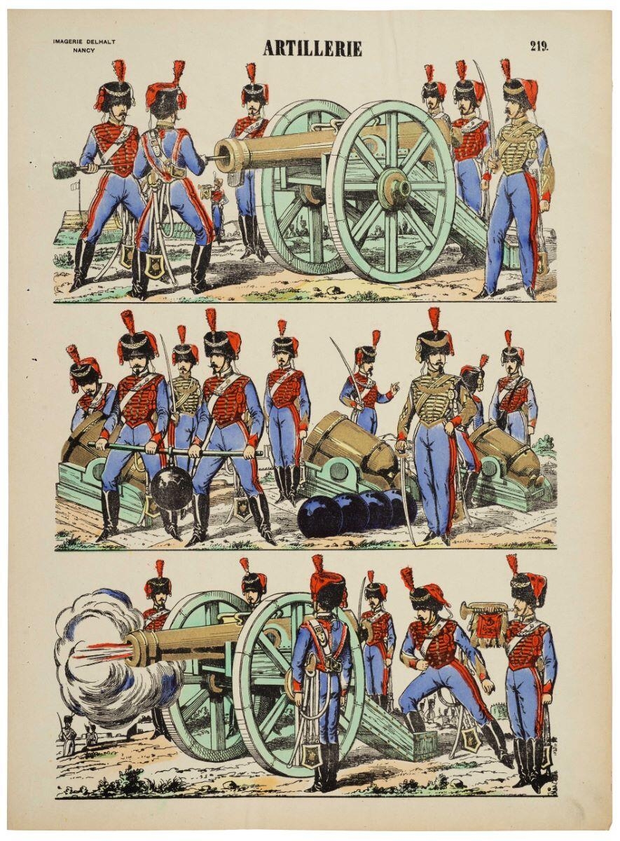 ARTILLERIE 219. (titre inscrit)
