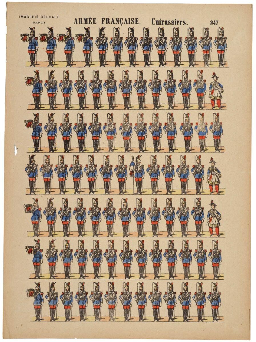 ARMÉE FRANÇAISE. Cuirassiers. 247 (titre inscrit)