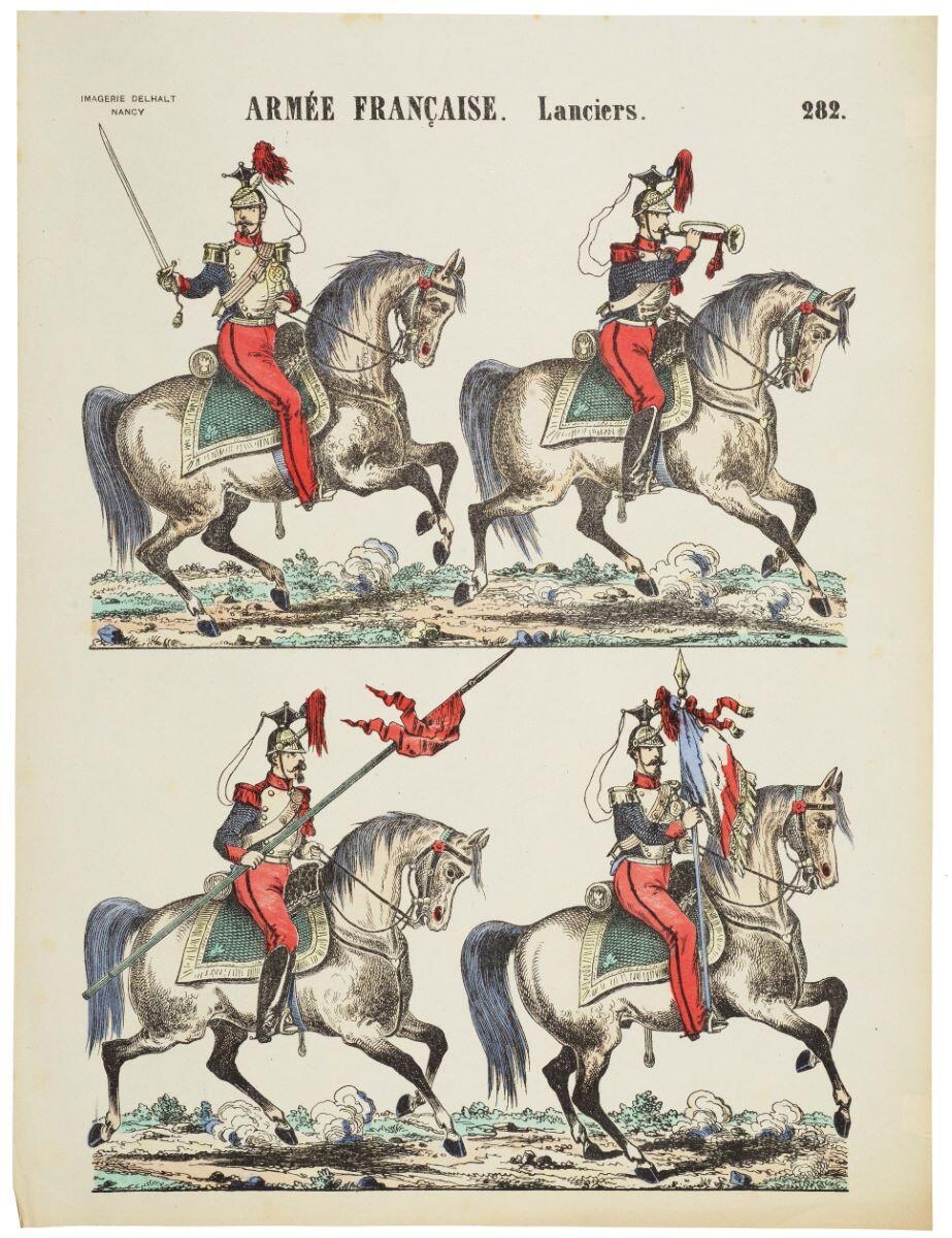 ARMÉE FRANÇAISE. Lanciers. 282. (titre inscrit)