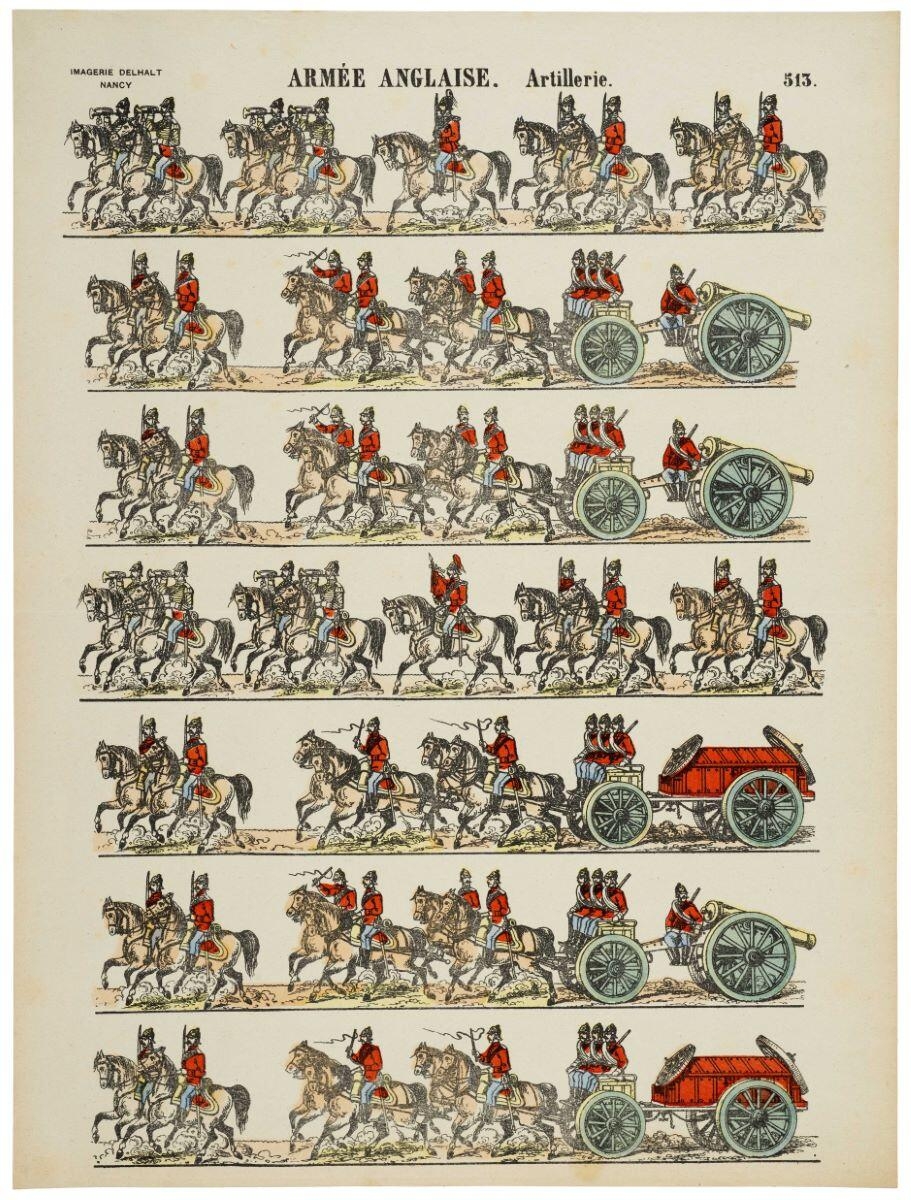 ARMÉE ANGLAISE. Artillerie. 513. (titre inscrit)