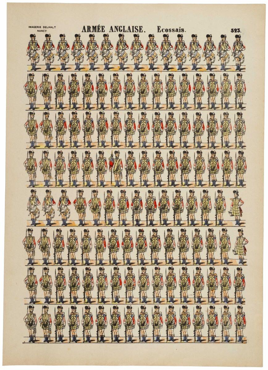 ARMÉE ANGLAISE. Ecossais. 523. (titre inscrit)