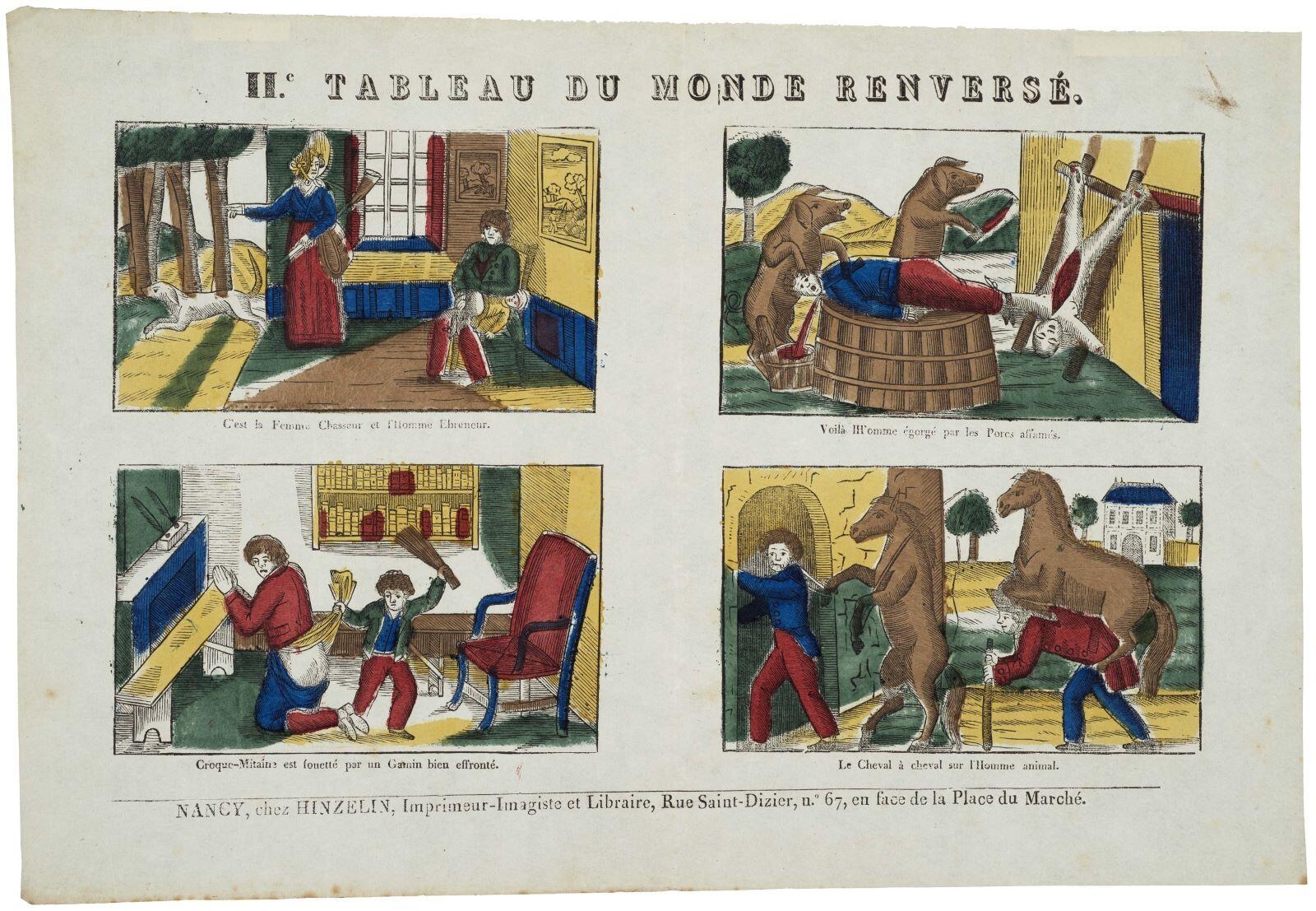 IIe. TABLEAU DU MONDE RENVERSÉ. (titre inscrit)