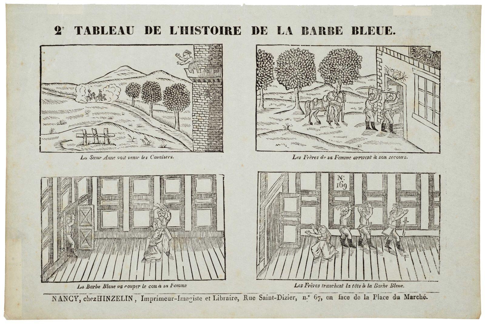 2e TABLEAU DE L'HISTOIRE DE LA BARBE BLEUE. / N°.169 (titre inscrit)