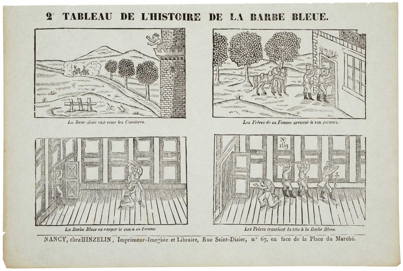 2e TABLEAU DE L'HISTOIRE DE LA BARBE BLEUE. / N°.169 (titre inscrit)