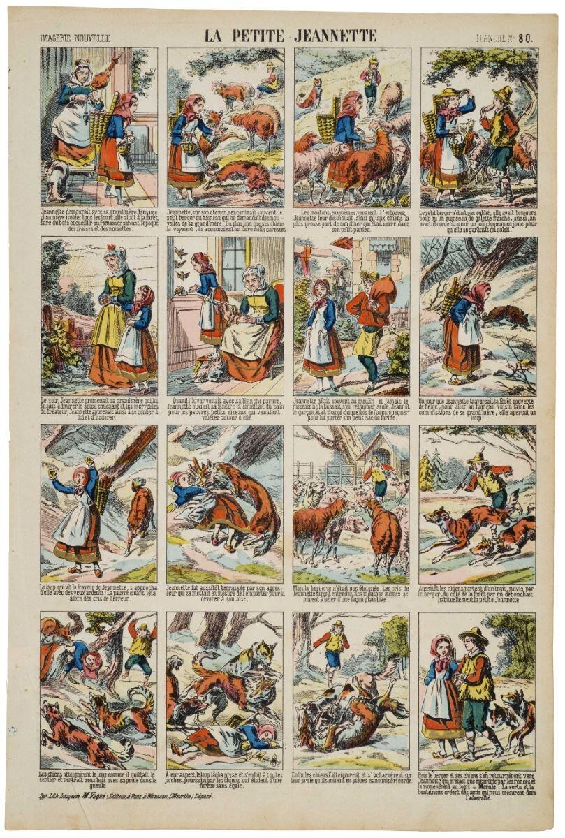 LA PETITE JEANNETTE PLANCHE N° 80. (titre inscrit)