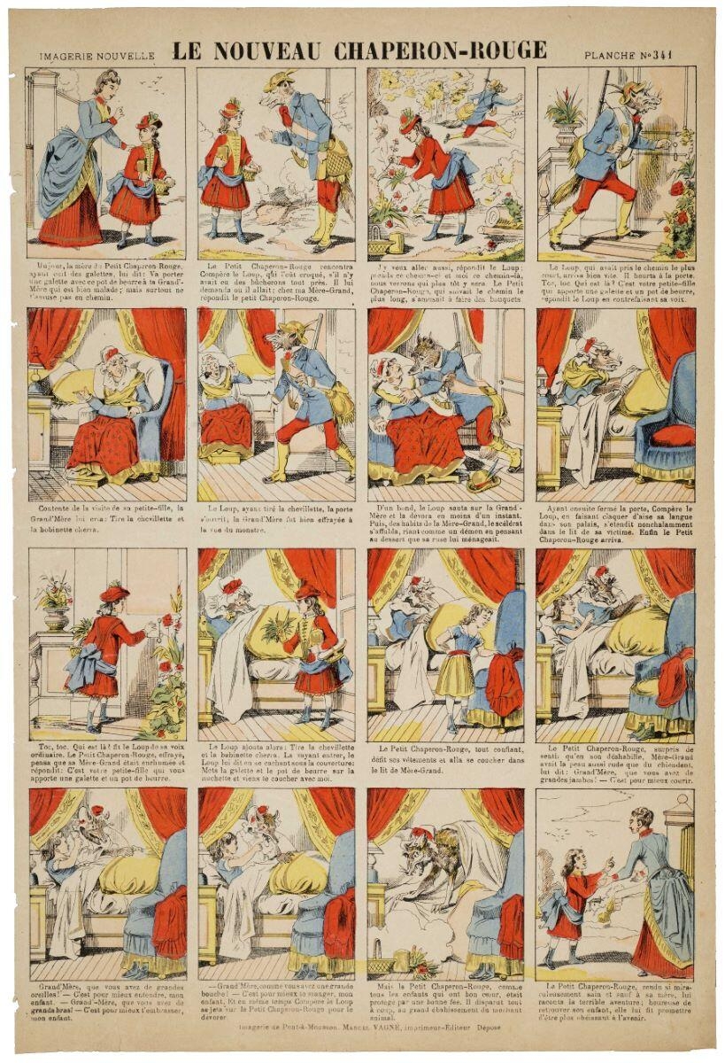 LE NOUVEAU CHAPERON-ROUGE PLANCHE N°341 (titre inscrit)