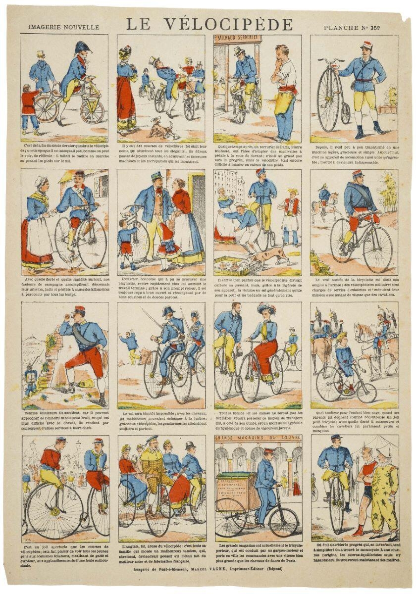 LE VÉLOCIPÈDE PLANCHE N° 359 (titre inscrit)