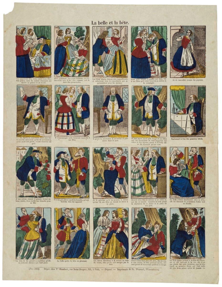 La belle et la bête. / (Nro 213) (titre inscrit)
