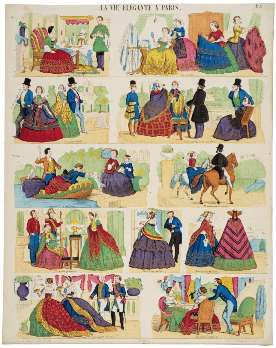 LA VIE ÉLÉGANTE À PARIS. N°.5. (titre inscrit)