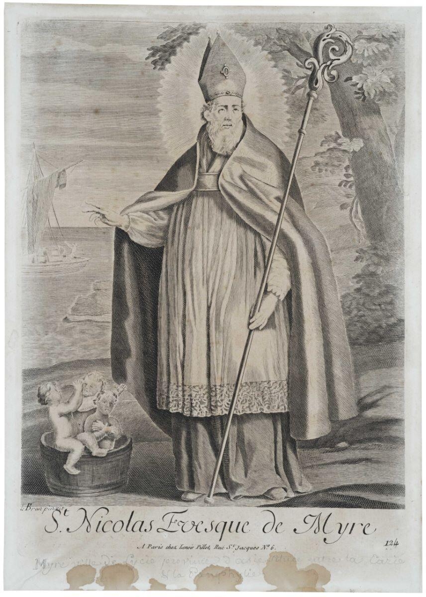 St. Nicolas Evesque de Myre / 124 (titre inscrit)