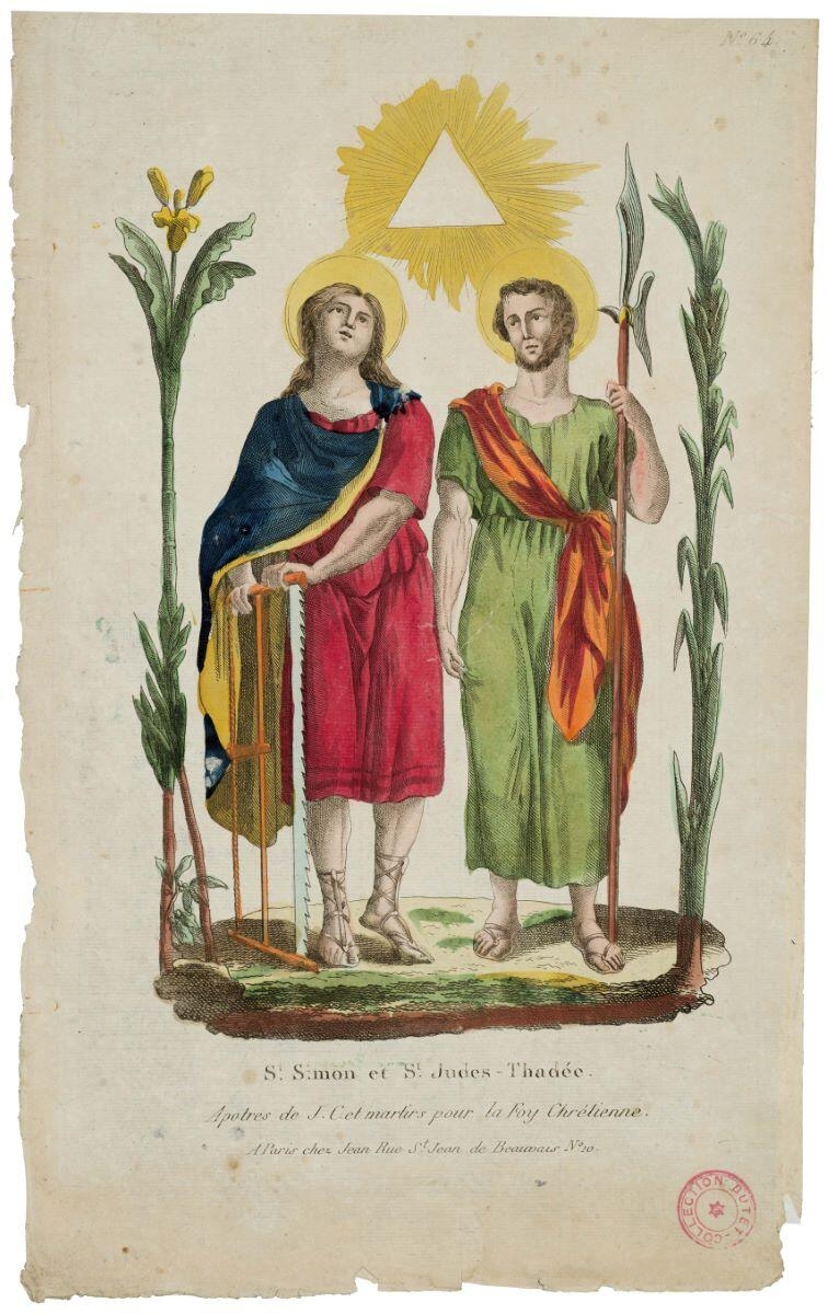 St. Simon et St. Judes-Thadée. / N°. 64. (titre inscrit)