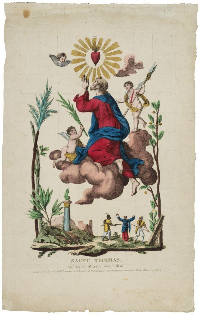 SAINT THOMAS. / Apôtre et Martyre aux Indes. / 291 (titre inscrit)
