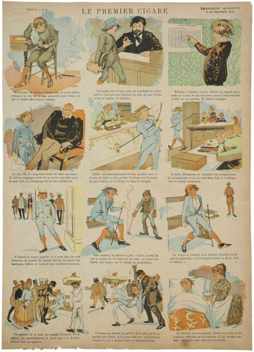 LE PREMIER CIGARE (titre inscrit)