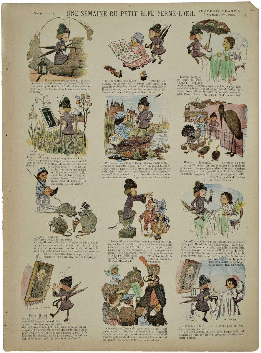 UNE SEMAINE DU PETIT ELFE FERME-L’OEIL (titre inscrit)