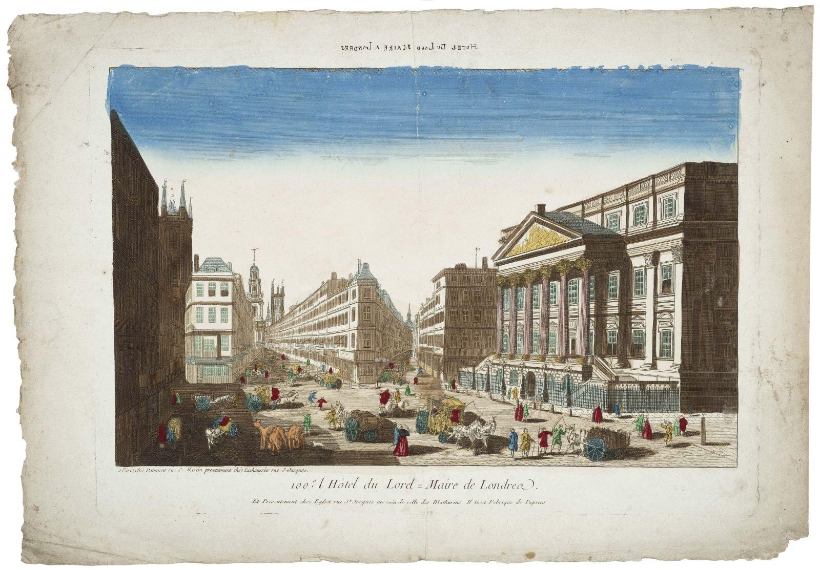 100e. L'Hôtel du Lord = Maire de Londres. (titre inscrit)